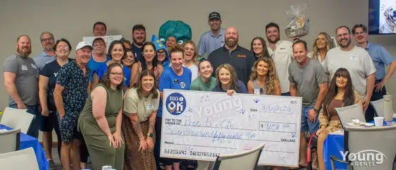 SINGO fundraiser night with the Big I OK Young Agents — benefiting Free to Live Animal Sanctuary.